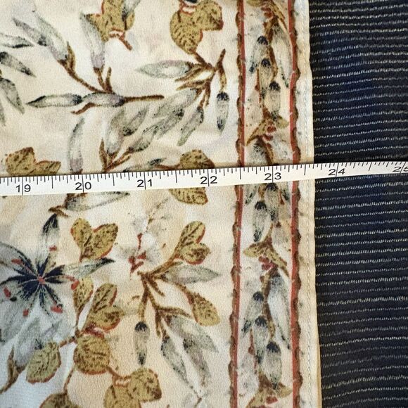 Max Studio Ruffle Sleeve Blouse Women's M Boho Floral Peasant Cottagecore Spring - Picture 16 of 16